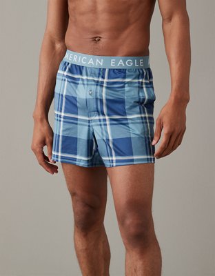 AEO Solid Satin Pocket Boxer Short  Boxer shorts, Men loungewear, Boxer