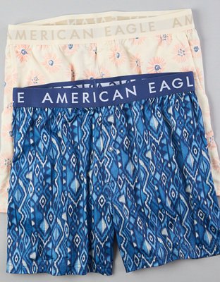 AEO Geo Print Ultra Soft Pocket Boxer Short