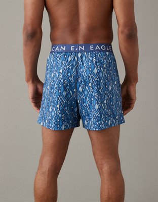 AEO Geo Print Ultra Soft Pocket Boxer Short