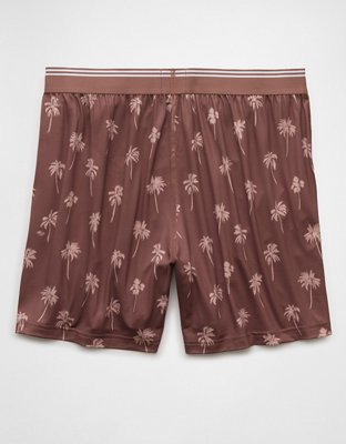 AEO Men's Palm Trees Ultra Soft Pocket Boxer Short