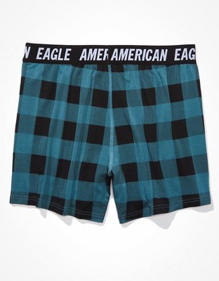 AEO Plaid Ultra Soft Boxer Short