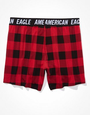AEO Plaid Ultra Soft Boxer Short