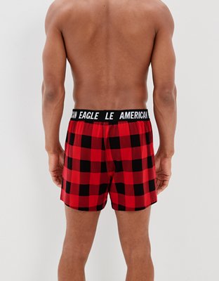 AEO Plaid Ultra Soft Boxer Short