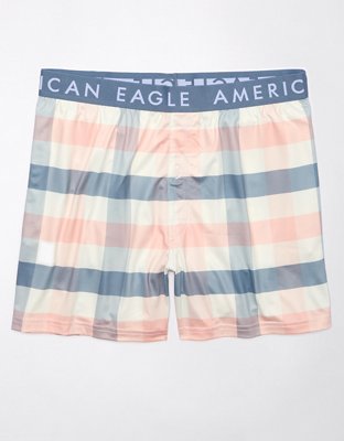 NOKOER American Eagle Flag Printed Men'S Boxer Briefs,Moisture