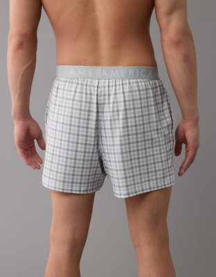 AEO Plaid Ultra Soft Pocket Boxer Short