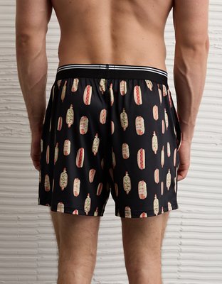 AE Men's Hot Dogs Ultra Soft Pocket Boxer Short