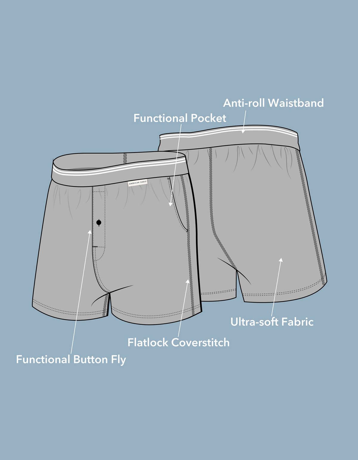 AEO Men's Ultra Soft Pocket Boxer Short - image 4