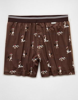 AEO Men's Holiday Ultra Soft Pocket Boxer Short