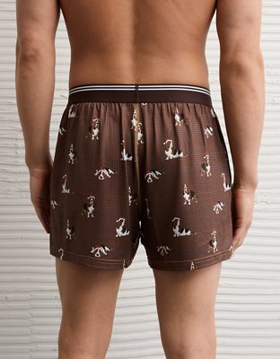 AEO Men's Holiday Ultra Soft Pocket Boxer Short
