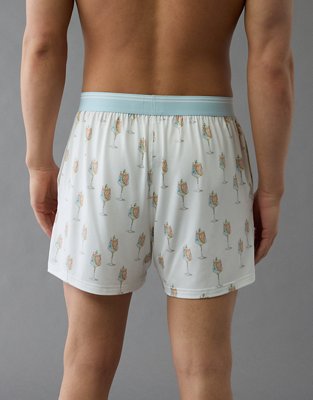 AEO Short Bóxer Ultra Suave de Spritz con Bolsillo para Hombre