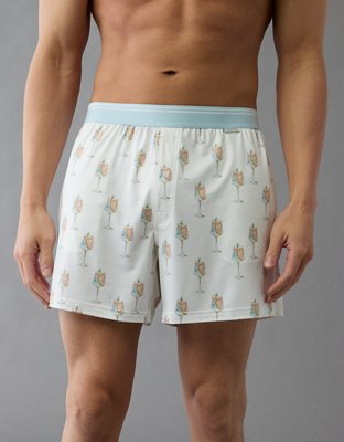 AEO Short Bóxer Ultra Suave de Spritz con Bolsillo para Hombre