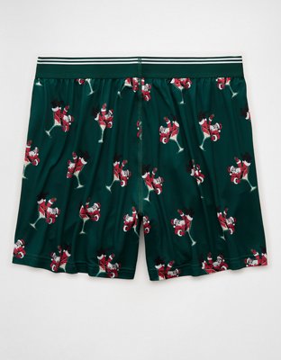 AEO Men's Ultra Soft Santa Pocket Boxer Short