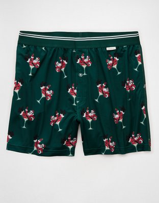 AEO Men's Ultra Soft Santa Pocket Boxer Short