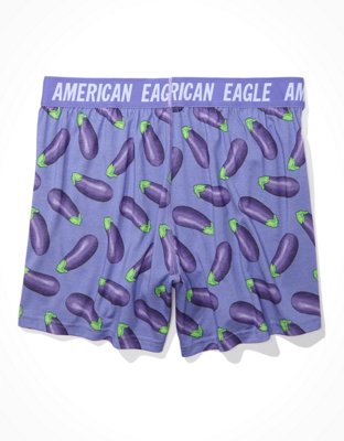 Мужские брюки American Eagle AEO Eggplants Ultra Soft Boxer Short — фото 4