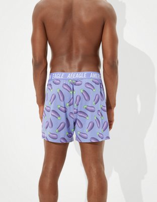 Мужские брюки American Eagle AEO Eggplants Ultra Soft Boxer Short — фото 2
