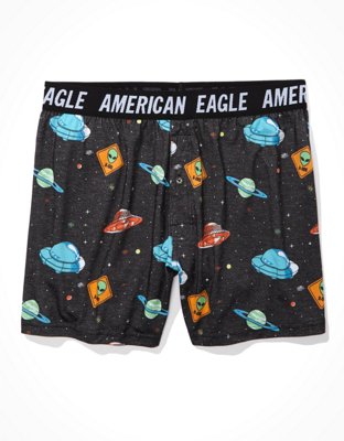 Мужские брюки American Eagle AEO Space Traffic Ultra Soft Boxer Short — фото 3