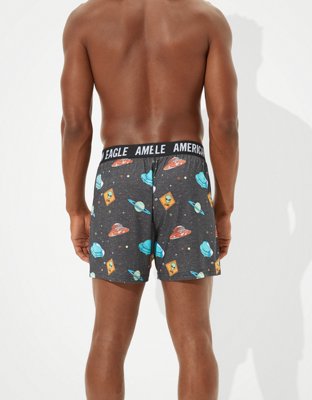 Мужские брюки American Eagle AEO Space Traffic Ultra Soft Boxer Short — фото 2