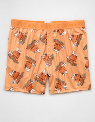 AEO Men's Halloween Snoopy Ultra Soft Pocket Boxer Short