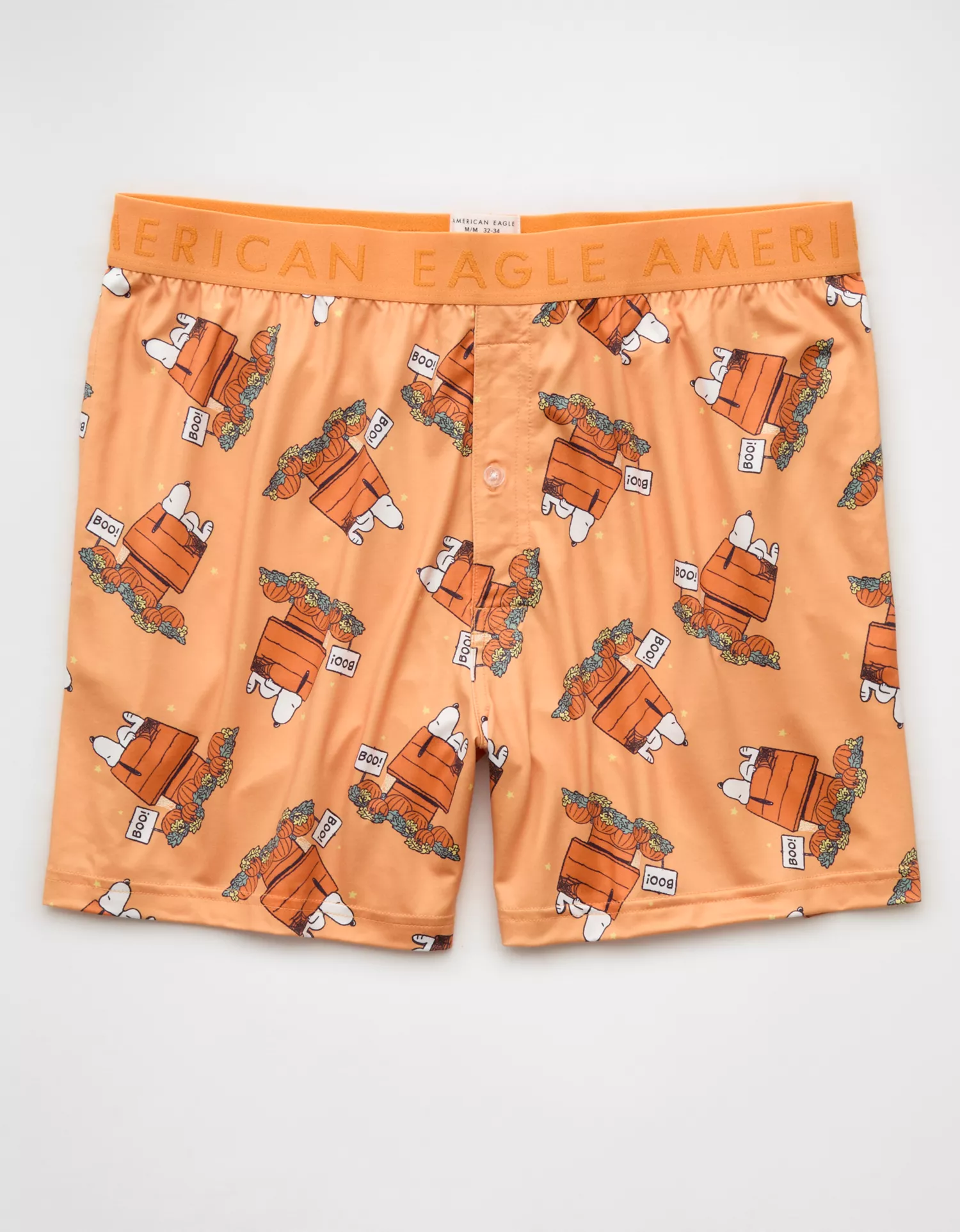 AEO Men's Halloween Snoopy Ultra Soft Pocket Boxer Short - thumbnail 9