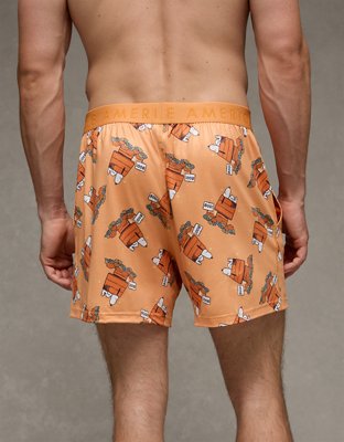 AEO Men's Halloween Snoopy Ultra Soft Pocket Boxer Short