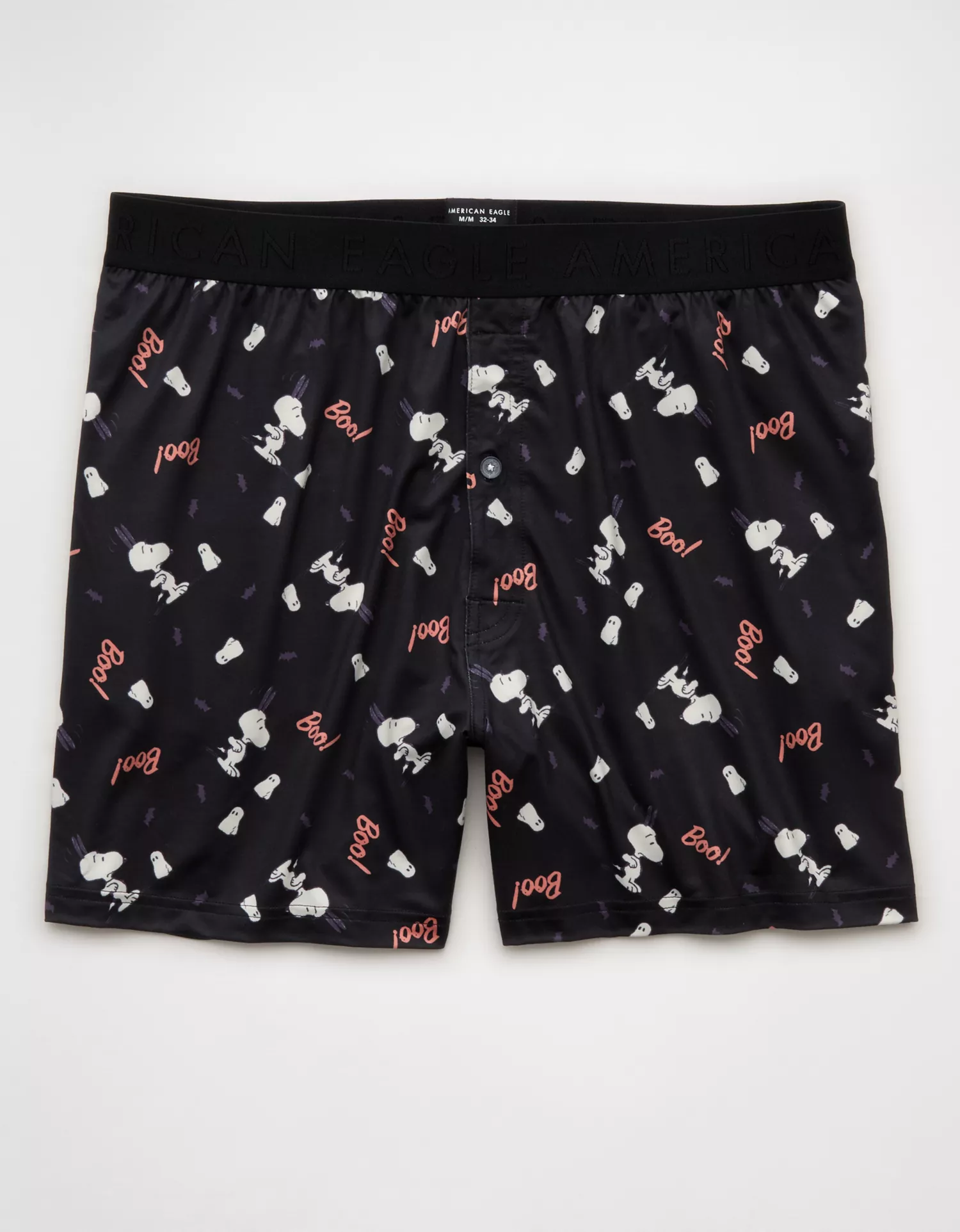 AEO Men's Halloween Snoopy Ultra Soft Pocket Boxer Short - thumbnail 3