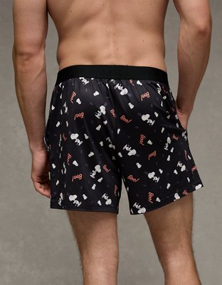 AEO Men's Halloween Snoopy Ultra Soft Pocket Boxer Short