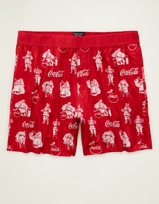 Трусы-боксеры AEO Cola для мужчин, с карманом — American Eagle, цвет: Яркий красный — фото 3