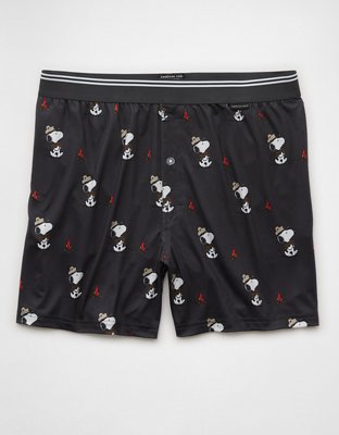 AEO Men's Snoopy Camp Ultra Soft Pocket Boxer Short