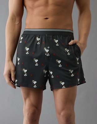 AEO Men's Snoopy Camp Ultra Soft Pocket Boxer Short