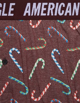 Мужские брюки American Eagle AEO Candy Cane Ultra Soft Boxer Short — фото 5