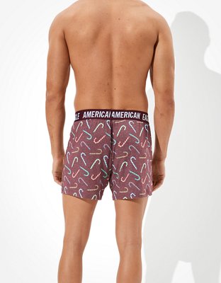 Мужские брюки American Eagle AEO Candy Cane Ultra Soft Boxer Short — фото 2