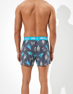 Мужские брюки American Eagle AEO Yeti Party Ultra Soft Boxer Short — фото 2
