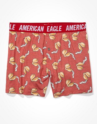 Мужские брюки American Eagle AEO Fortune Cookies Ultra Soft Boxer Short — фото 3