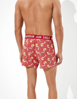 Мужские брюки American Eagle AEO Fortune Cookies Ultra Soft Boxer Short — фото 2