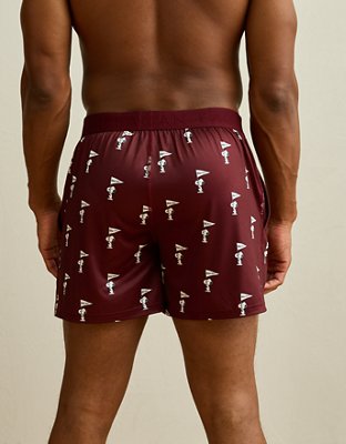 AEO Men's Snoopy Ultra Soft Pocket Boxer Short