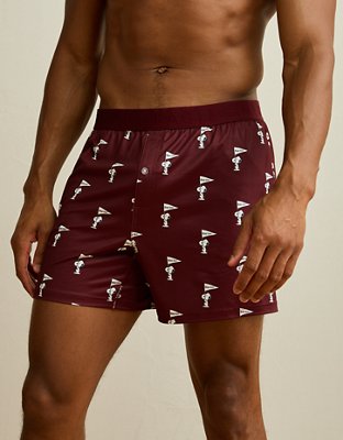AEO Men's Snoopy Ultra Soft Pocket Boxer Short