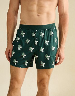 AEO Men's Snoopy Ultra Soft Pocket Boxer Short