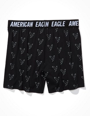 Мужские брюки American Eagle AEO Eagles Ultra Soft Boxer Short — фото 3