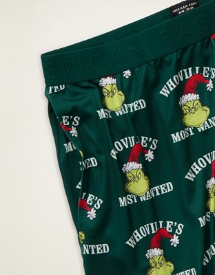 AEO Men's Grinch Ultra Soft Pocket Boxer Short