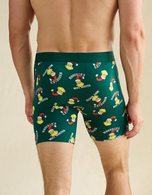 AEO Men's Grinch Ultra Soft Pocket Boxer Short