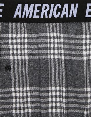 Мужские брюки American Eagle AEO Plaid Ultra Soft Boxer Short — фото 4