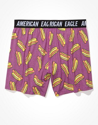 Мужские брюки American Eagle AEO Hot Dog Ultra Soft Boxer Short — фото 4