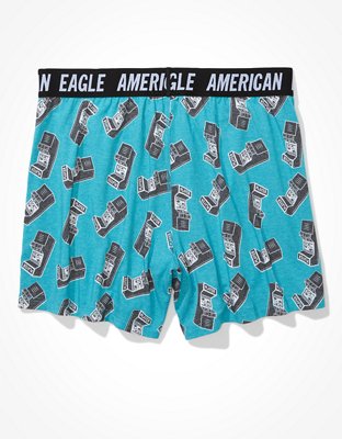 Мужские брюки American Eagle AEO Arcade Ultra Soft Boxer Short — фото 4