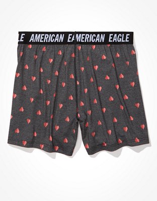 Мужские брюки American Eagle AEO Hearts Ultra Soft Boxer Short — фото 4