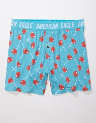 Мужские брюки American Eagle AEO Heart Pops Ultra Soft Boxer Short — фото 3