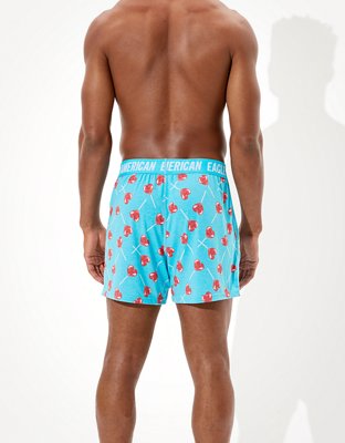 Мужские брюки American Eagle AEO Heart Pops Ultra Soft Boxer Short — фото 2