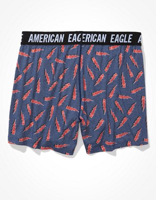 Мужские брюки American Eagle AEO Lightning Bolt Ultra Soft Boxer Short — фото 4