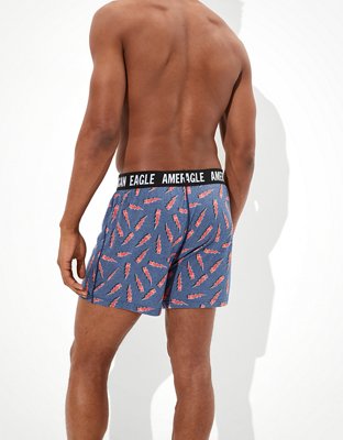 Мужские брюки American Eagle AEO Lightning Bolt Ultra Soft Boxer Short — фото 2