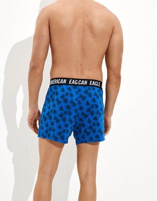 Мужские брюки American Eagle AEO Blue Palms Ultra Soft Boxer Short — фото 2