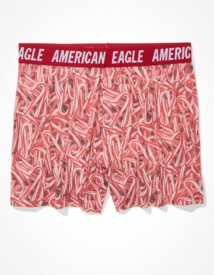 Мужские брюки American Eagle AEO Candy Canes Ultra Soft Boxer Short — фото 3